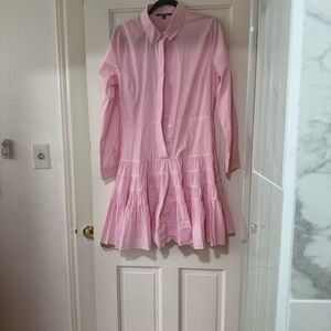 Gianni Bini Peony Stripe Shirt Dress